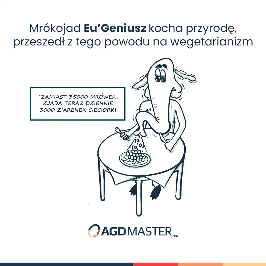 Mrówkojad Eu’Geniusz – postać (I)